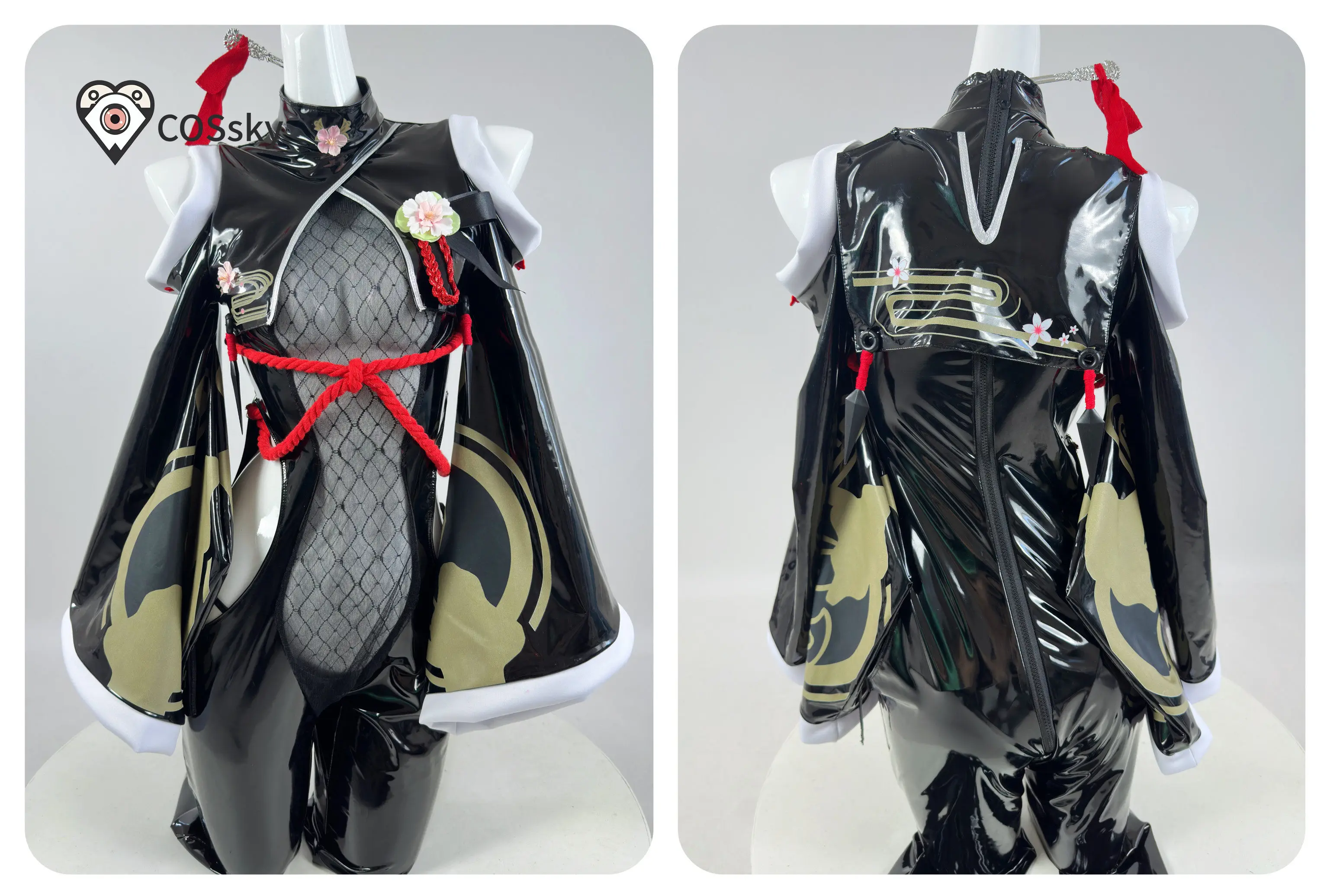 Game Nikke Sakura Cosplay Cost - Anime Cosplay Jumpsuit review and price