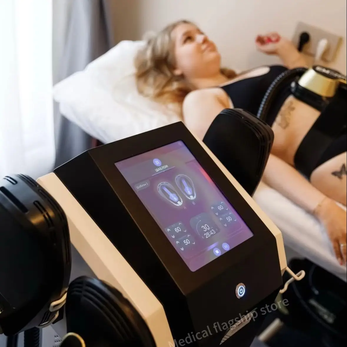 Professional EMS Machine RF Professional 6500W 15Tesla EMS Carving Hi Emt Body Slimming Muscle Stimulation Carving EMSZERO