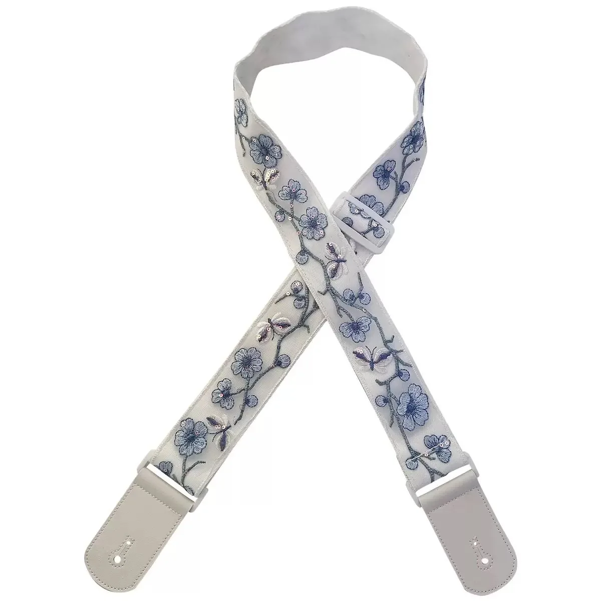 Guitar Strap for Electric & Acoustic Guitar, Adjustable Durable Lace Style Shoulder Strap, Guitar Accessories, Guitarist Strap