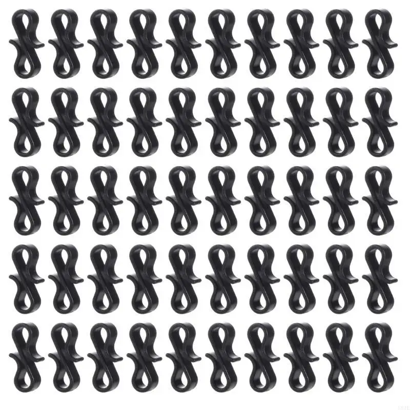 581E 10/50pcs السنانير بلاستي
