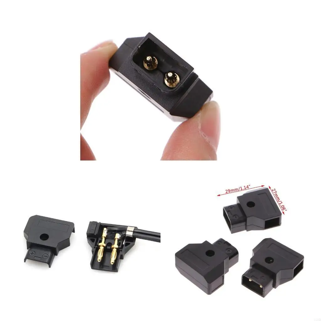 J1HD 5 Pcs D-Tap Plug DIY For DSLR Rig Power Cable V-mount Anton Battery Male