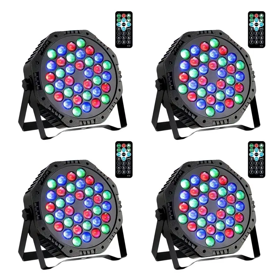 

Par Lights DJ Stage Light Corded RGB 36 LED with Sound Activated Control DJ Uplighting for Wedding Party Club Christmas Stage Li