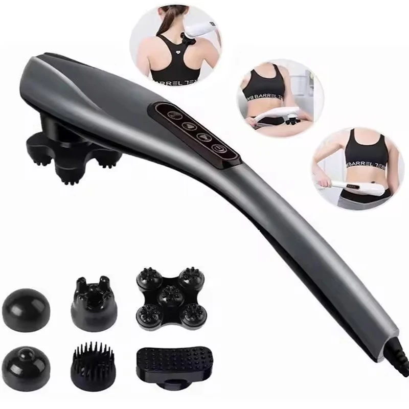 

Перезаряжаемый электрический рельефный ручной тепловой массажер для всего тела, перкуссионный молоток для глубоких тканей, ручные функциональные массажные товары