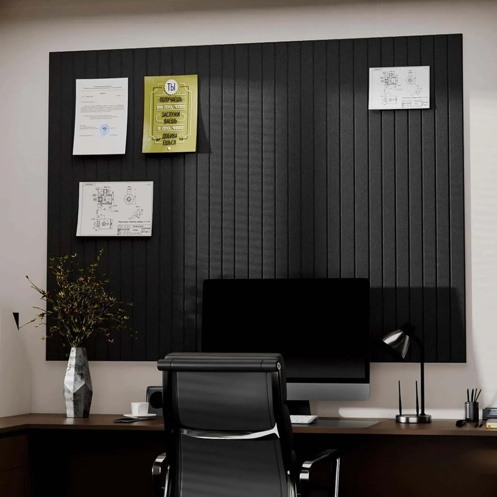 12PCS School Large Cork Board For Home Office Alternative Felt Wall Tiles Noise Reducing Felt Board Bulletin Board Pegboard
