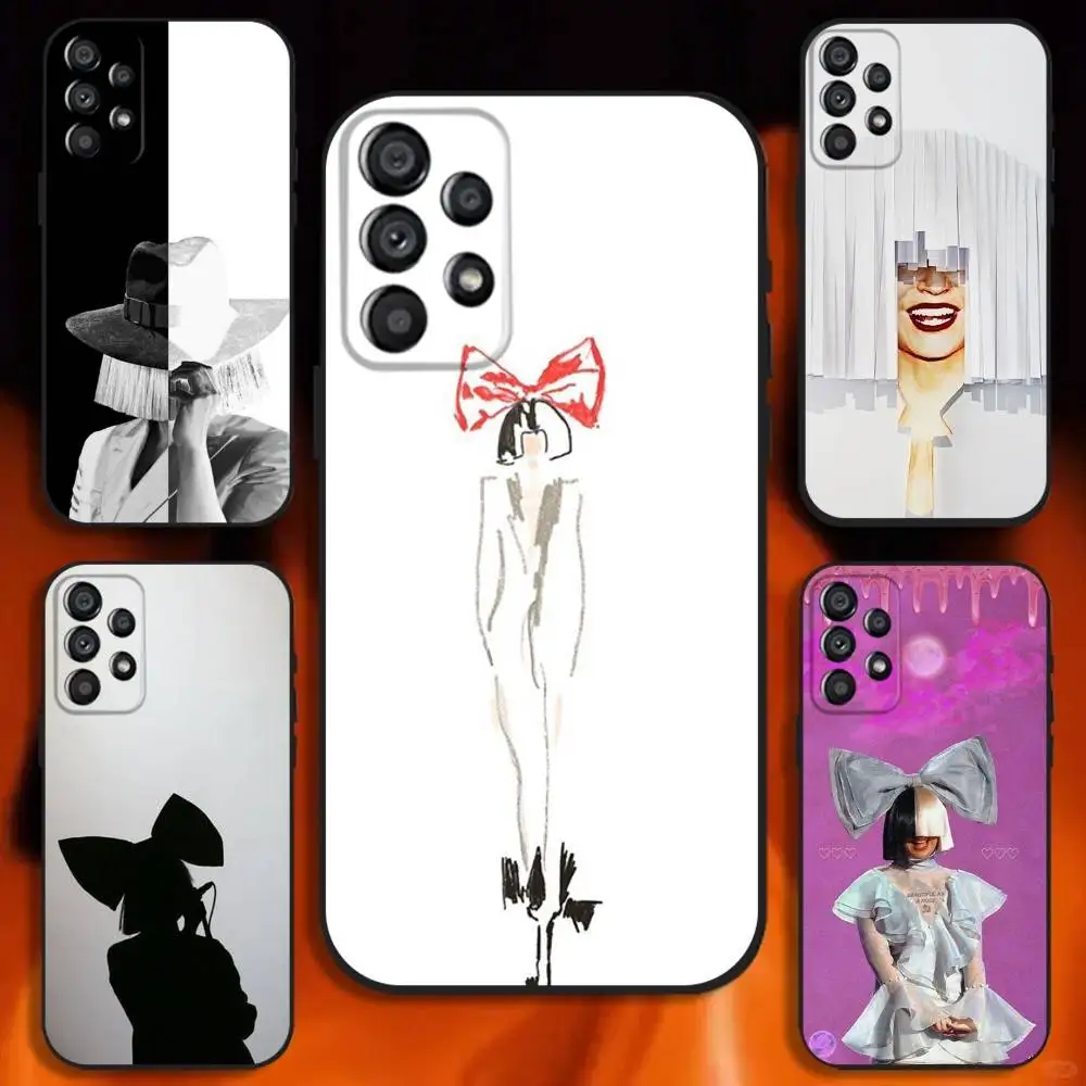 

S-Sia Kate Isobelle Furler Singer Phone Case For Samsung Galaxy A20,A21s,A22,A31,A32,A52,A53,A72,73,A80 Soft Black Cover