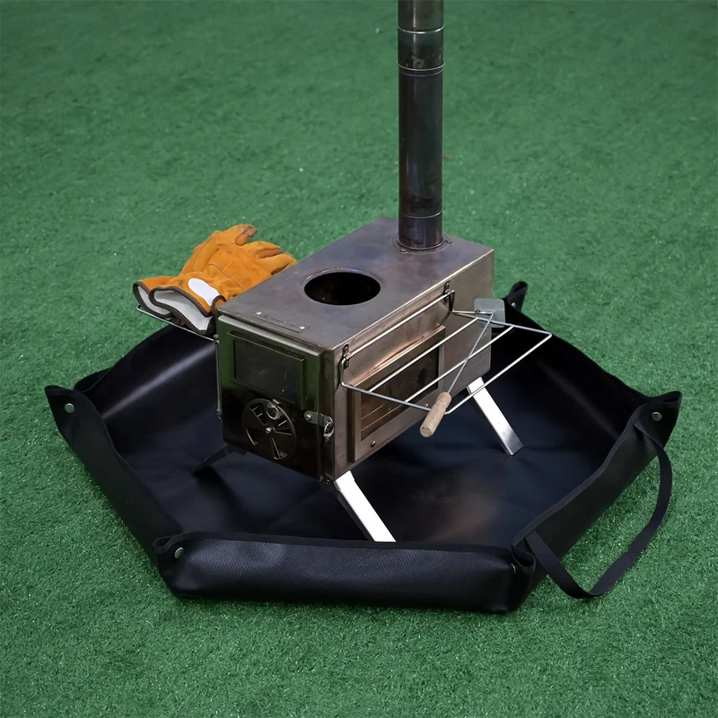 

1 Piece Of Flame-retardant Mat For Outdoor Camping Stove, Flame-retardant Fireproof Cloth, High Temperature Resistant Silicone