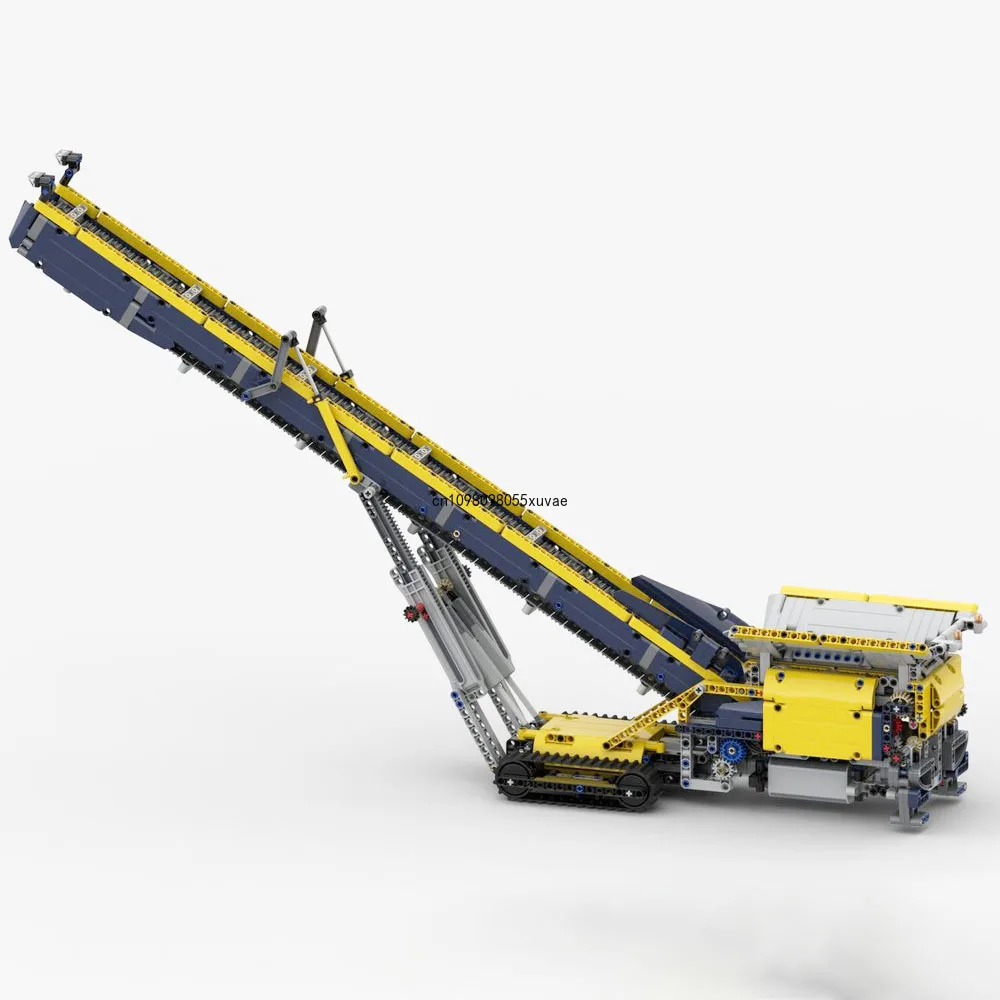 

NEW 1202PCS MOC city Engineering Series mobile Hopper Feeder Conveyor Belt creative ideas Children Toy Gift Technology Blocks