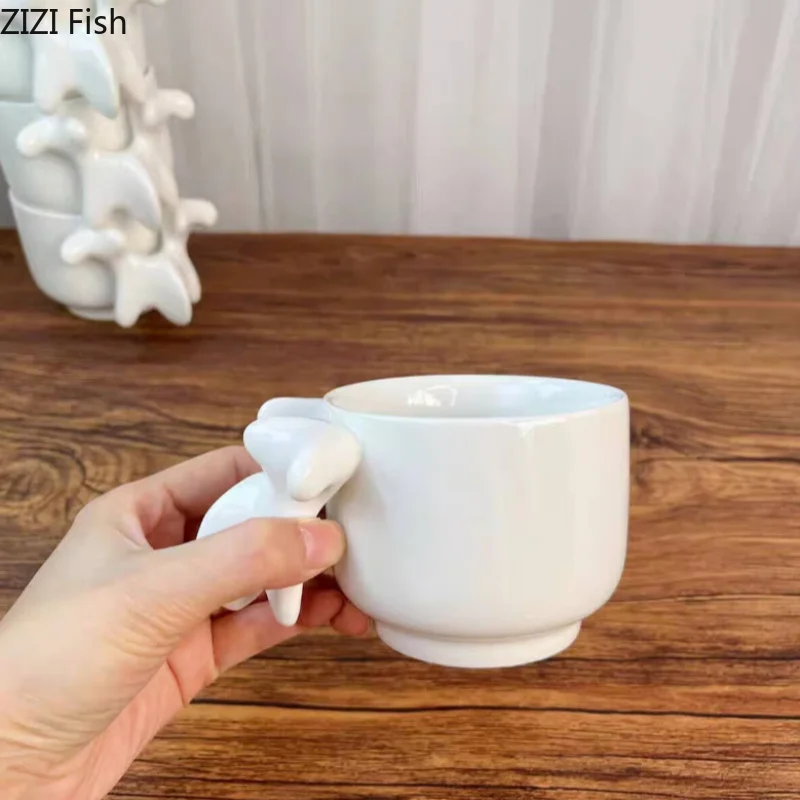 Vertebrate Model Ceramic Vase Flower Arrangement Coffee Cup Milk Mug Pen Holder Hydroponic Vase Water Cup Flower Vases Ornament