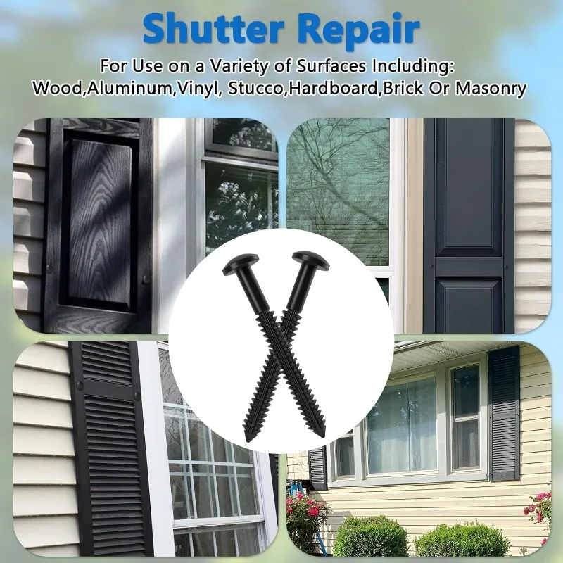 18/72x ブラックシャッターネジラウンドキャップシャッタースパイクドレッシングハードウェアキャッチロックバンパードアワードローブエッジネジファスナー