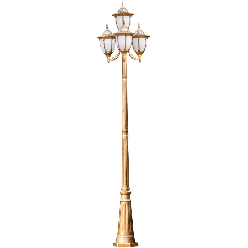 

Modern courtyard high pole lamp European floor lamp Lawn outdoor garden Villa community horse street lamp Waterproof landscape l