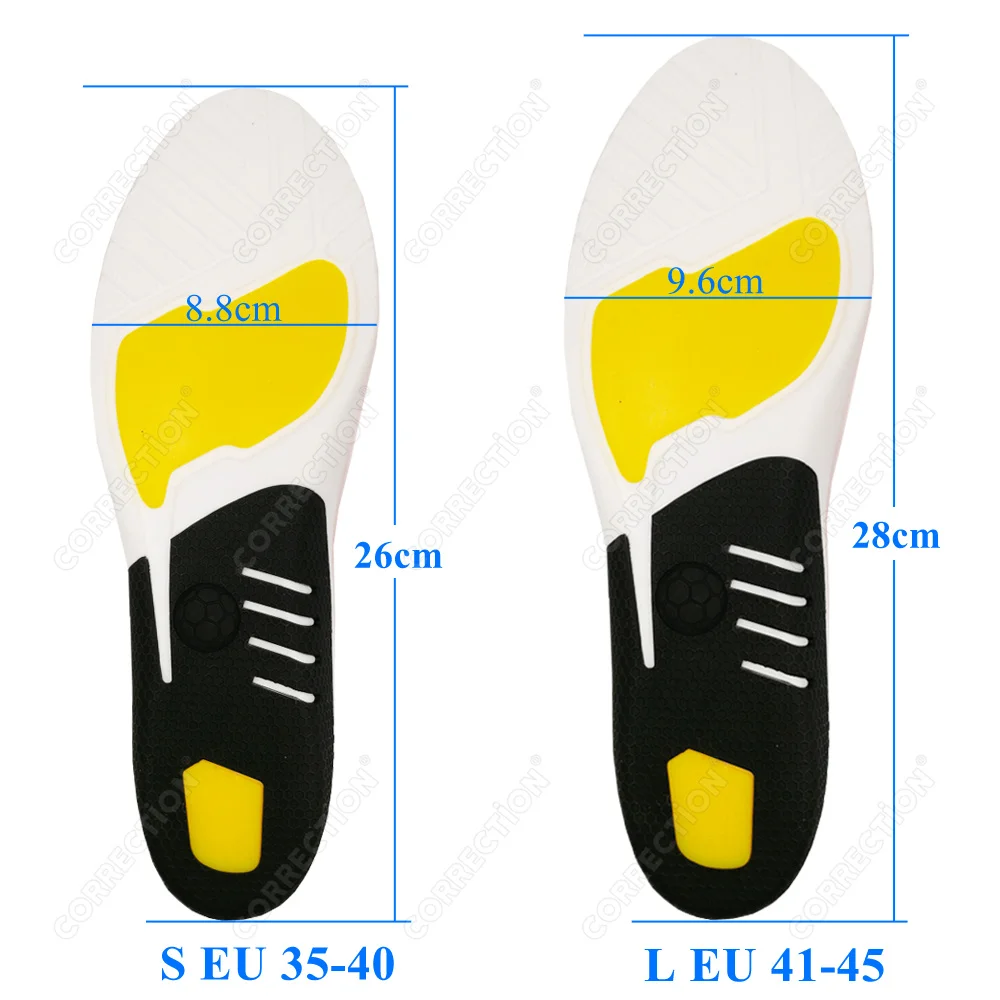 Sport Insoles For Shoes Sole Deodorant Breathable Cushion Running Insoles For Feet Man Women Orthopedic Insole Plantar Fasciitis