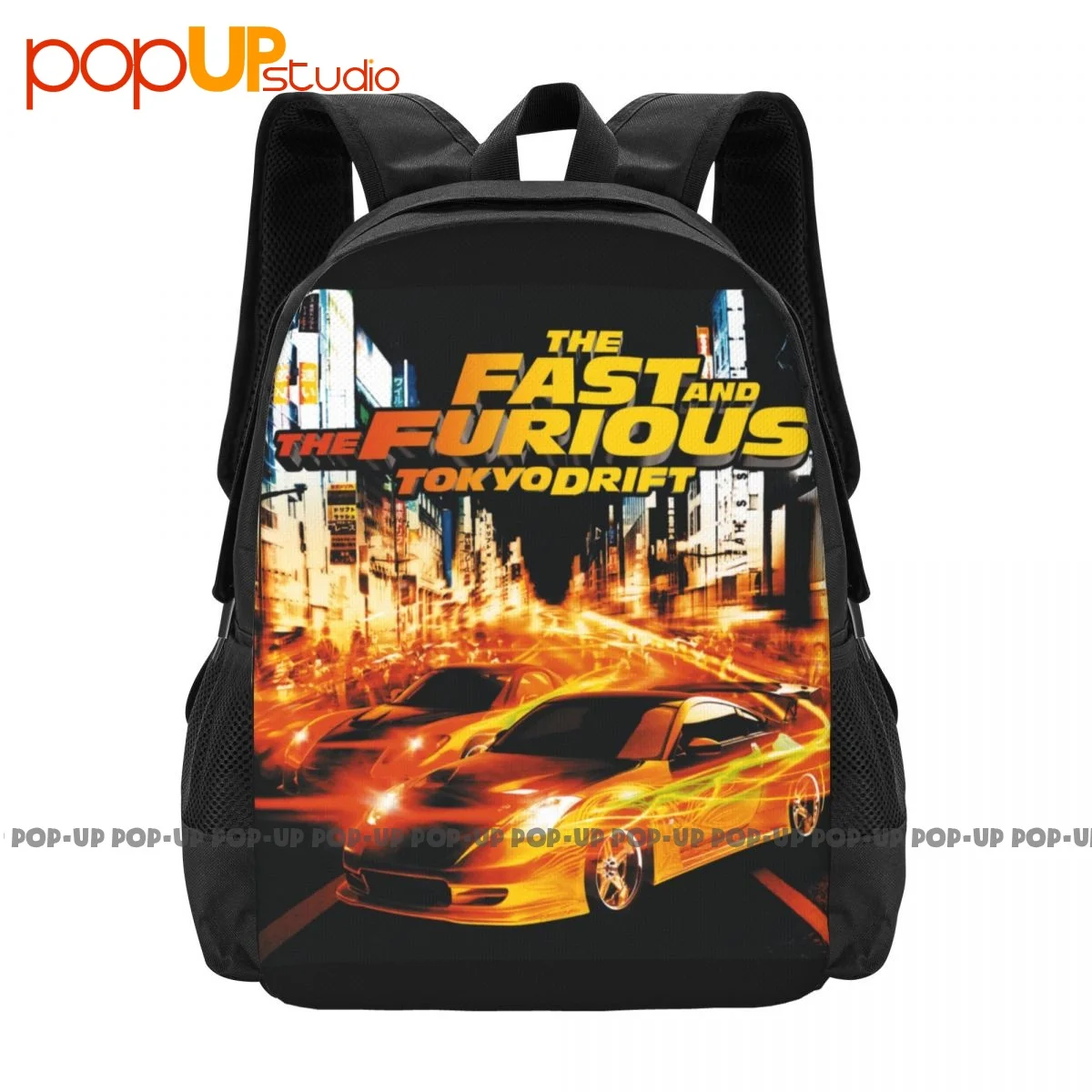 The Fast And The Furious Tokyo Drift Backpack Large Capacity Fashion Art Print Gymnast Bag Clothes Backpacks