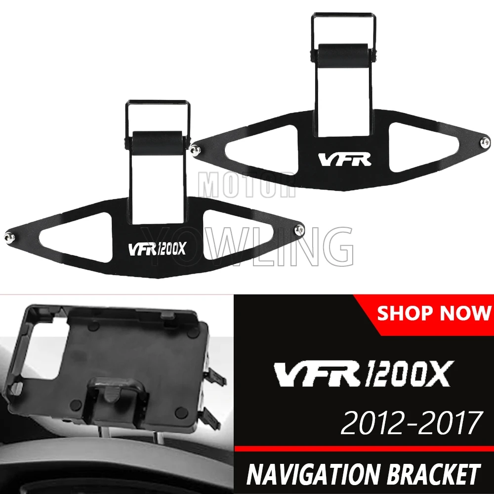 

For Honda VFR1200X Crosstourer VFR 1200X VFR 1200 X 2012-2016 2017 Accessories Navigation Plate Bracket GPS Phone Mount Holder