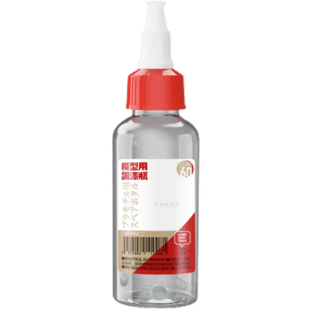 Hobby Mio High Sealing PET Calibration Line Spare Bottle For Model Paint 60ML (5PCS)