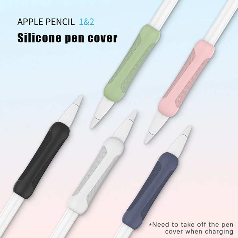 Pen Grip Non-Slip Protective Cover Suitable For Apple Pencil 1/2 Generation Silicone Easy To Hold The Pen Grip Protective Cover