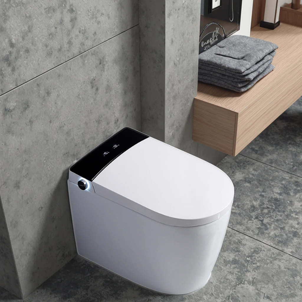 

Современный мини-интеллектуальный автоматический смыв Европейский умный биде-туалет Европейский автоматический биде-туалет