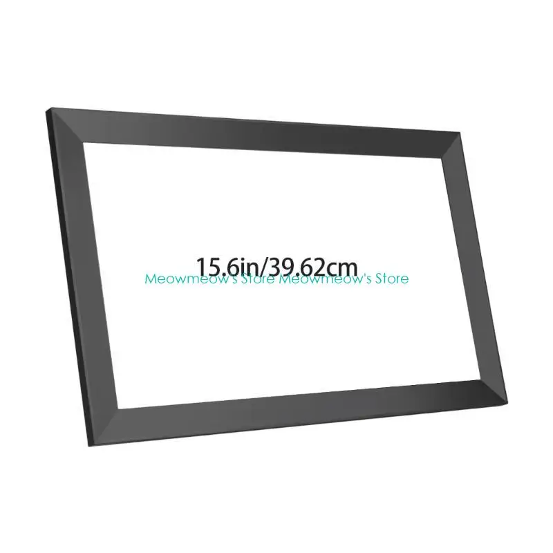 W91A 15.6inch Interactives Photo Frame Mobile App Integration Daily Agendas Viewer Black