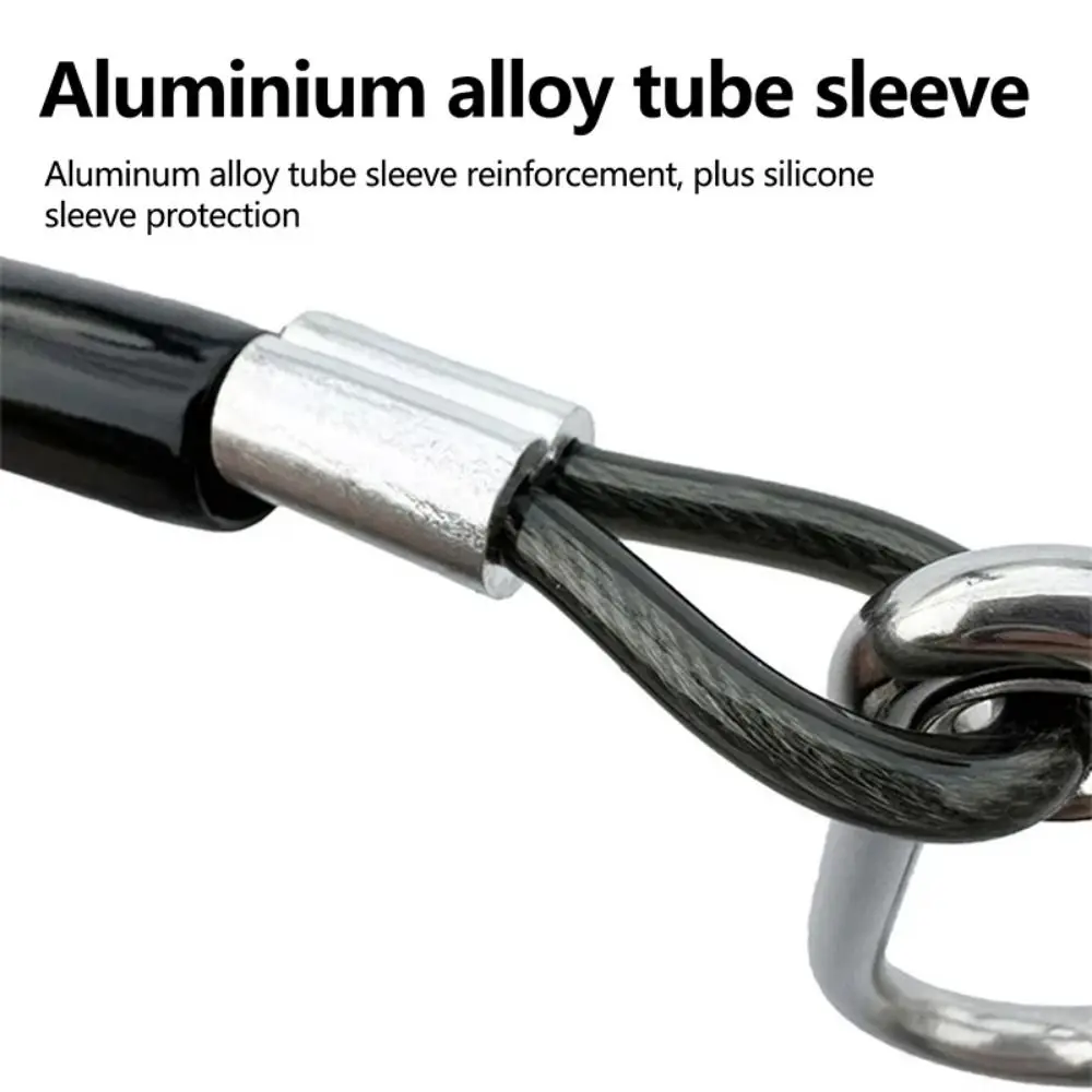 

Elastic Coil Fishing Missed Rope Safety Rope Stretch Retention Fishing Rope Lockable Twisted Climbing Buckle Rope Outdoor