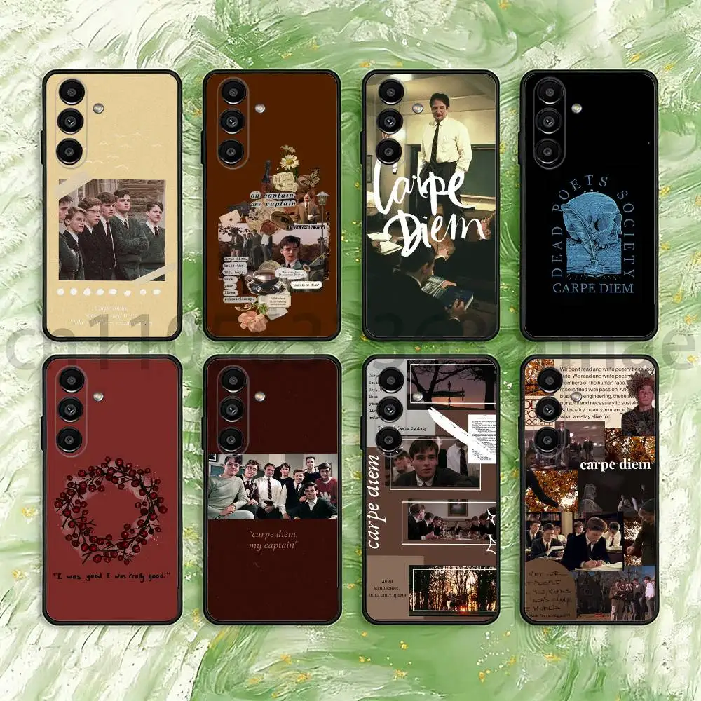 Carpe Diem Dead Poets Society Phone Case For Samsung Galaxy S21 22 23 24 S25 Ultra PlusS20 FE S10 Plus  Cover Funda