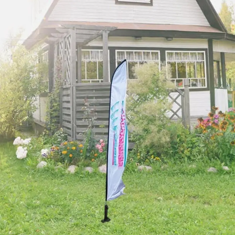   Weather Resistant Flag Spikes Ground Stake Suitable for Sports Event & Garden Decorations Gardens and Advertising Flags