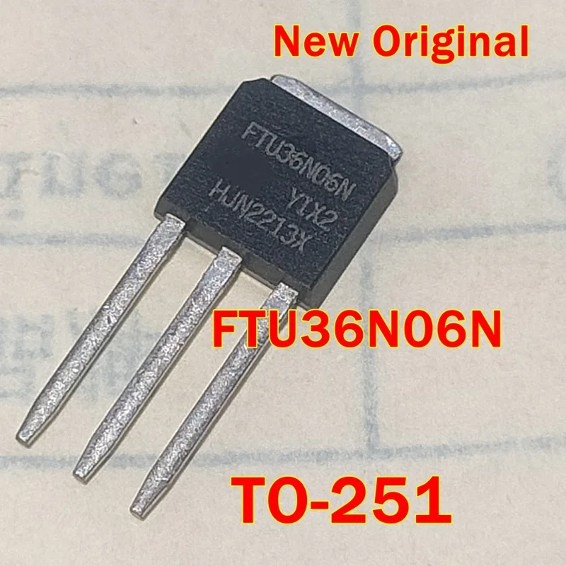 

1pcs to 100pcs FTU36N06N TO-251 New Original N-Channel 60 V (D-S) MOSFET