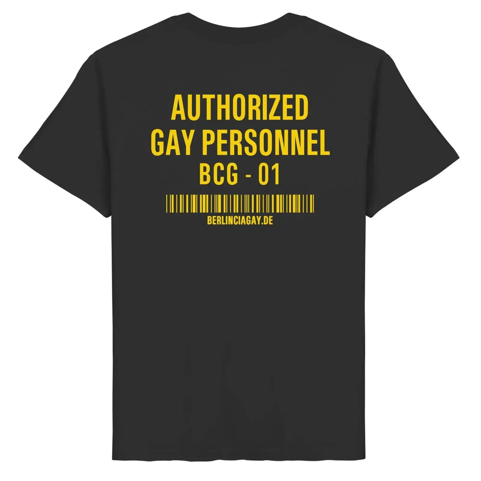 Bcg 00 Y Authorized Gay Personnel Organic Basic T Shirt vintage Washed homme Casual Top For Everyday Wear Slightly streetwear