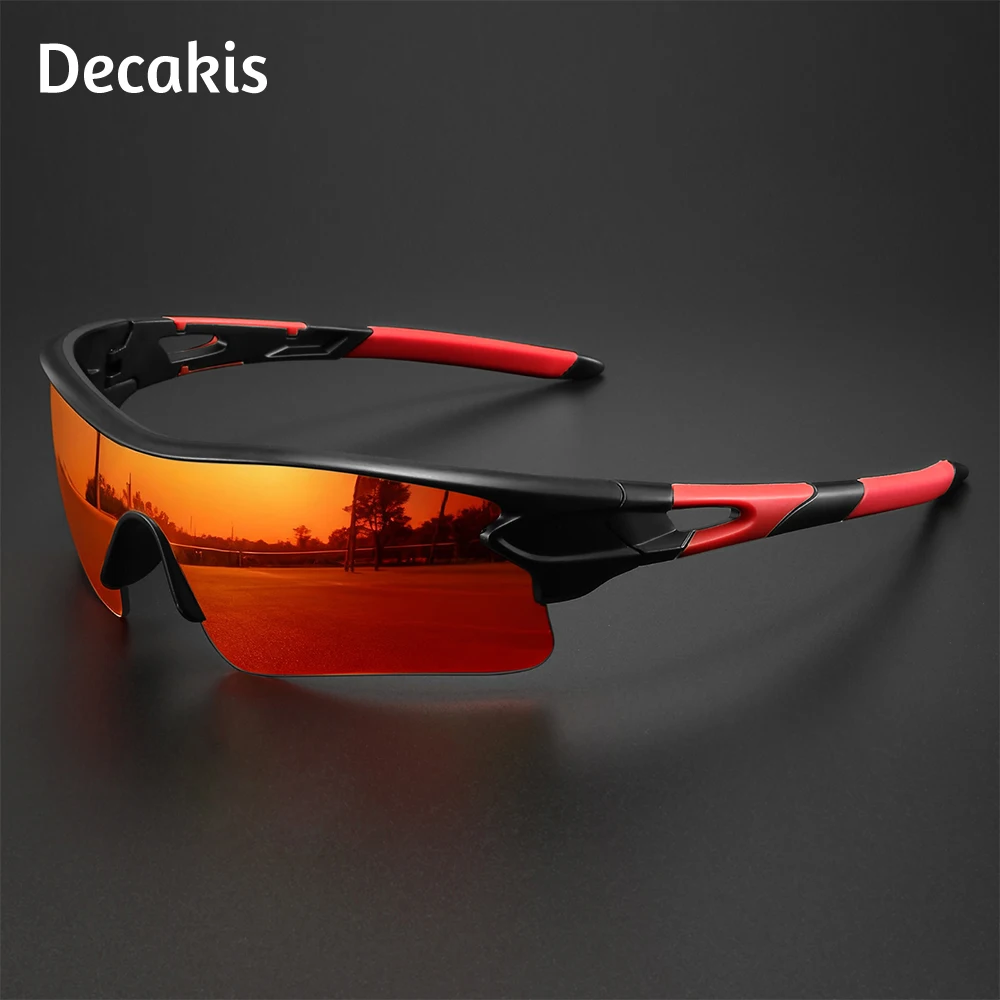 

Мужские и женские солнцезащитные очки для активного отдыха, модные квадратные спортивные очки с защитой от УФ400, увеличенные линзы из поликарбоната, высококачественные велосипедные очки для мужчин