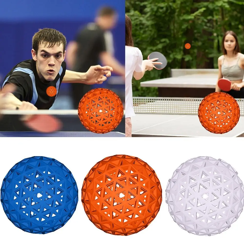 Durable Ping Pong Ball New Material 3D Printed Pingpong White Balls Airless Indoor Outdoor Competitions Table Tennis Balls