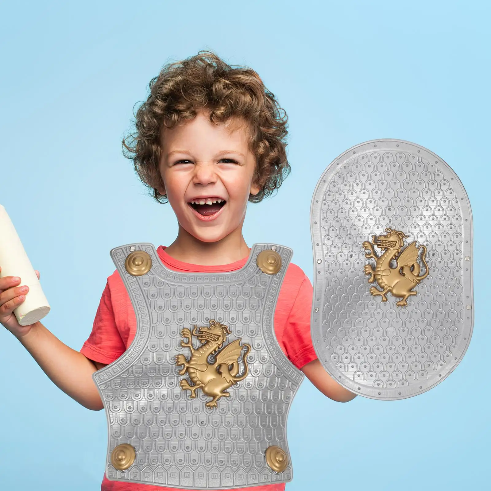  Armor Set Costumes Kids Props Knight Toys for Toddlers Boys Children Armour Suits of