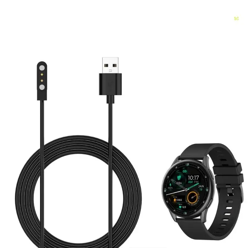 2-Pin USB Data Charging Cable For Kieslect Watch K10 K11 Dropship