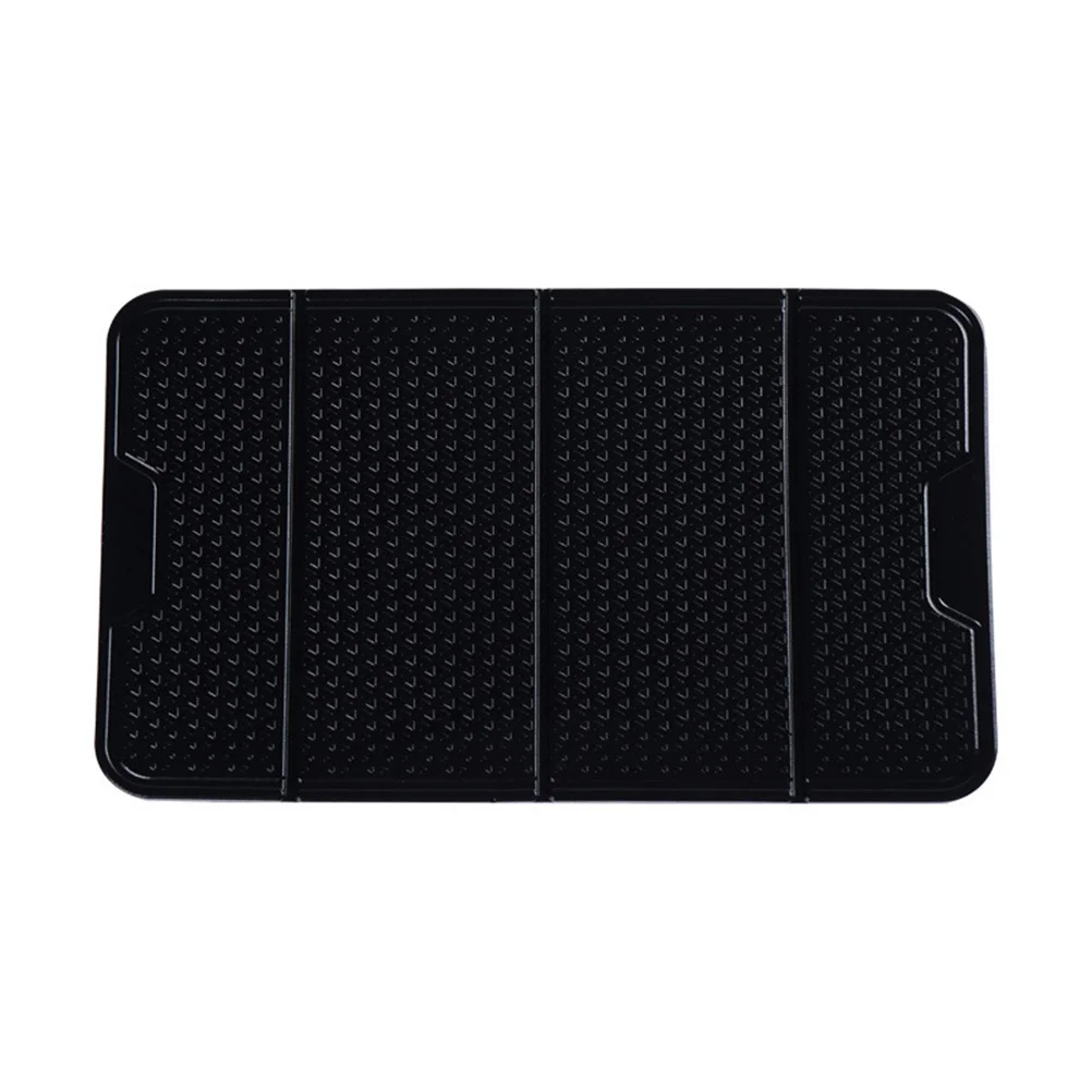 

PU Folding Non-Slip Mat Phone Stand Holder Pad for Car Dashboard Table Multi-Usage Durable Easy Clean Black Phone Holder