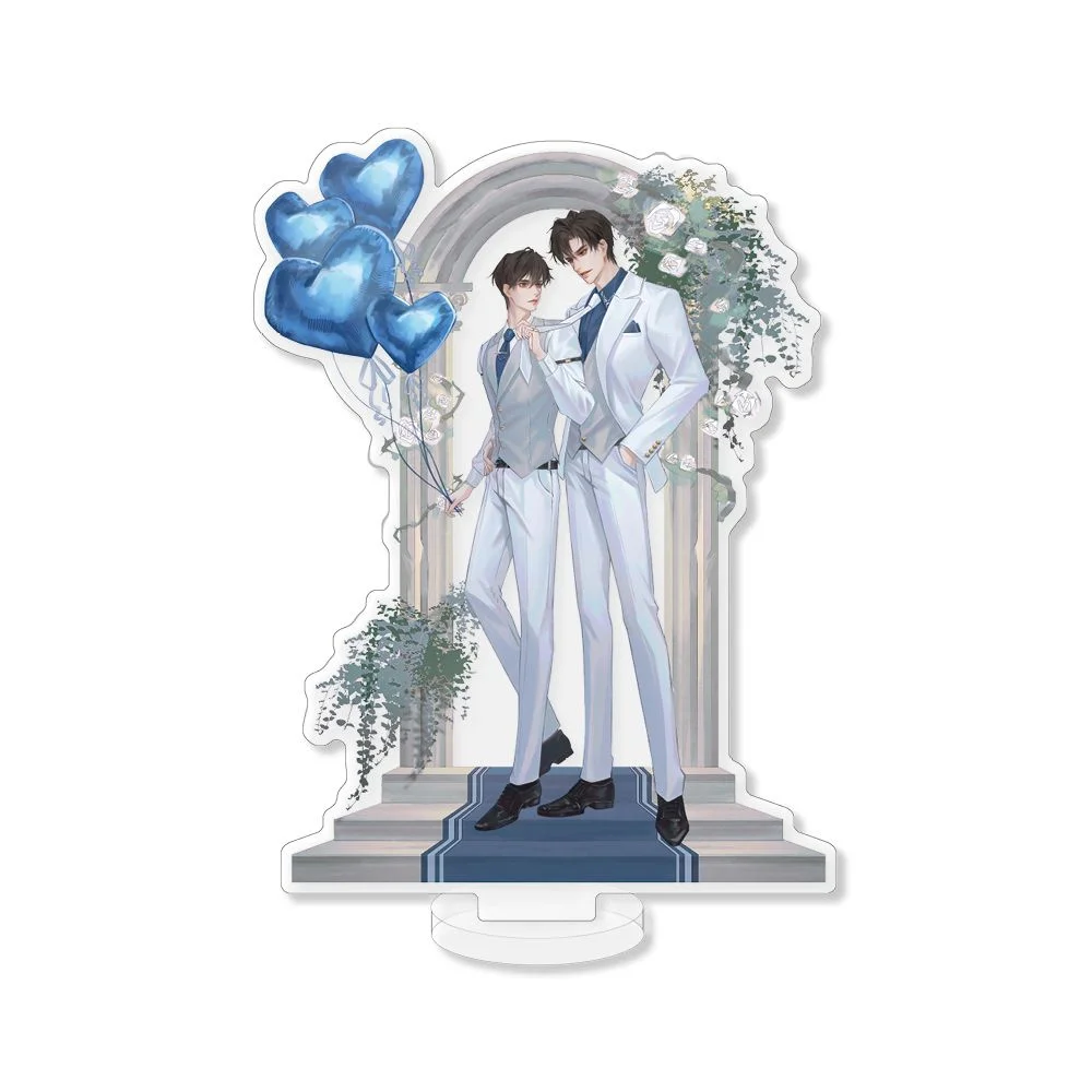 15CM Charm Anime Fake Slackers Acrylic Stand Model Cosplay Characters Ornament Accessories Good Collection Gifts