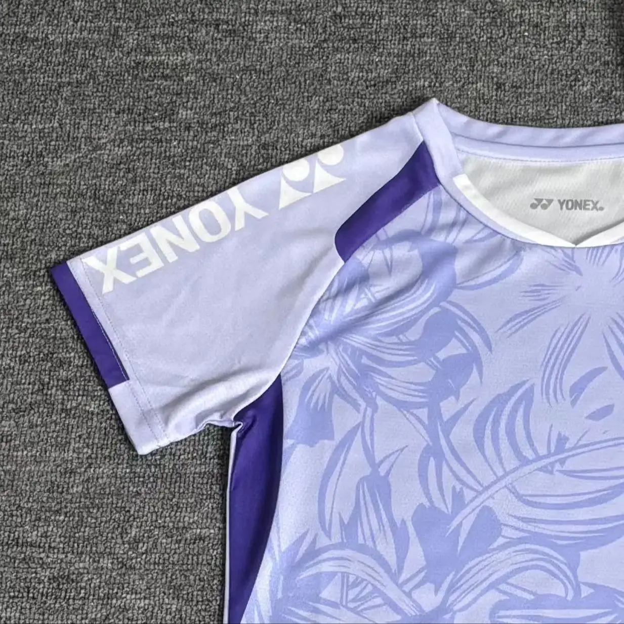 YONEX 2024 New Badminton Suit Tennis Quick-drying Top Short-sleeved T-shirt Sweat-absorbing Deodorizing Breathable ﻿