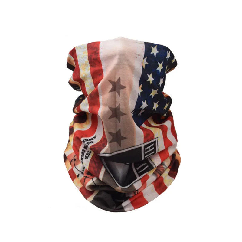 America Flag series Magic headscarf USA USscarf 25x50cm outdoor riding mask sunscreen sports variable scarf