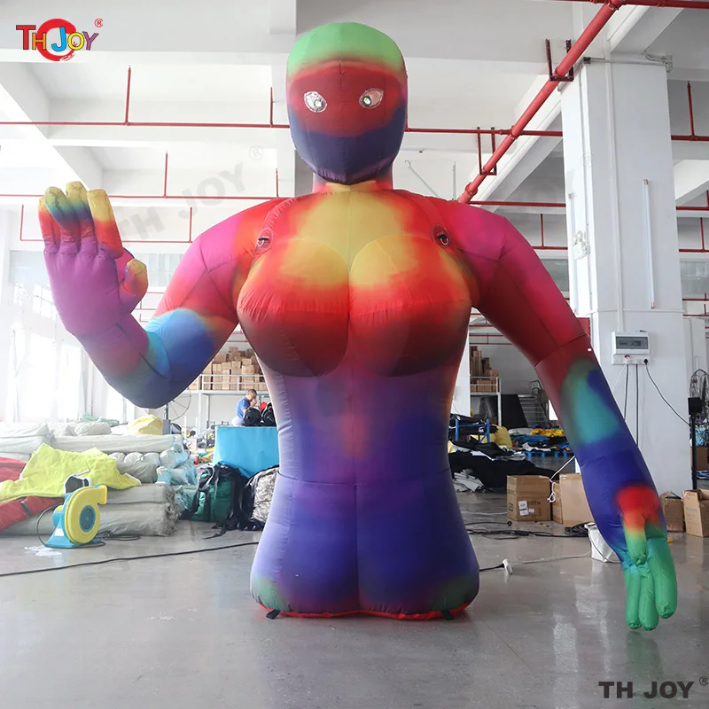Figurine gonflable extérieure d'ornements humains d'homme de femme de personnage artistique gonflable