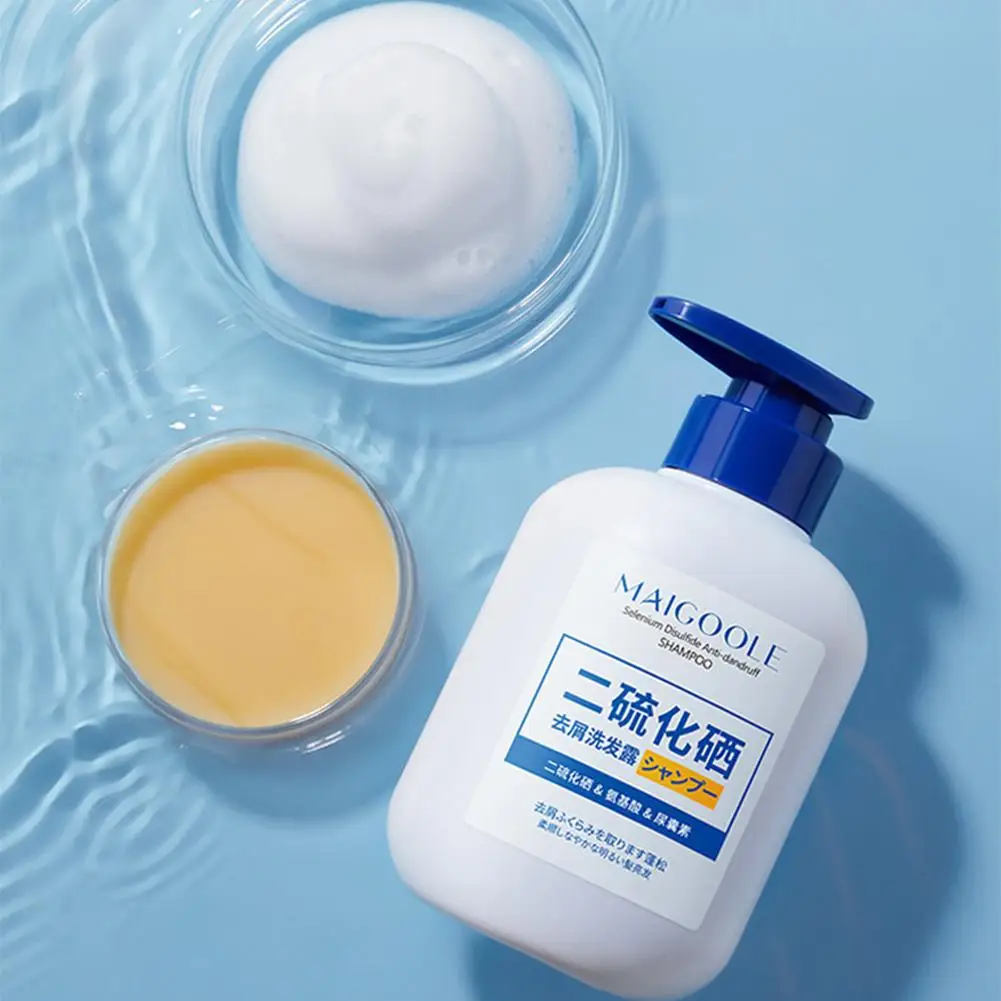 

Thorough Anti-dandruff Selenium Disulfide Shampoo Oil Anti-itch Shampoo Control Refreshing Anti-dandruff Nourishing 300ML S L0V7