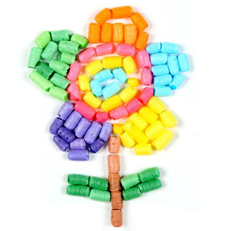 Hot Sale 500pcs Starch Baby Kids Building Magic Corn Plasticine Children Toy Gift view 5