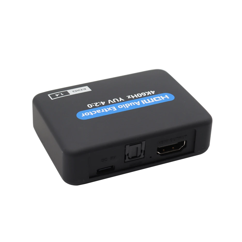 HDMI-compatible Audio Extractor Converter HDMI-compatible to HDMI-compatible Optical Coaxial SPDIF RCA 5.1CH Audio Splitter