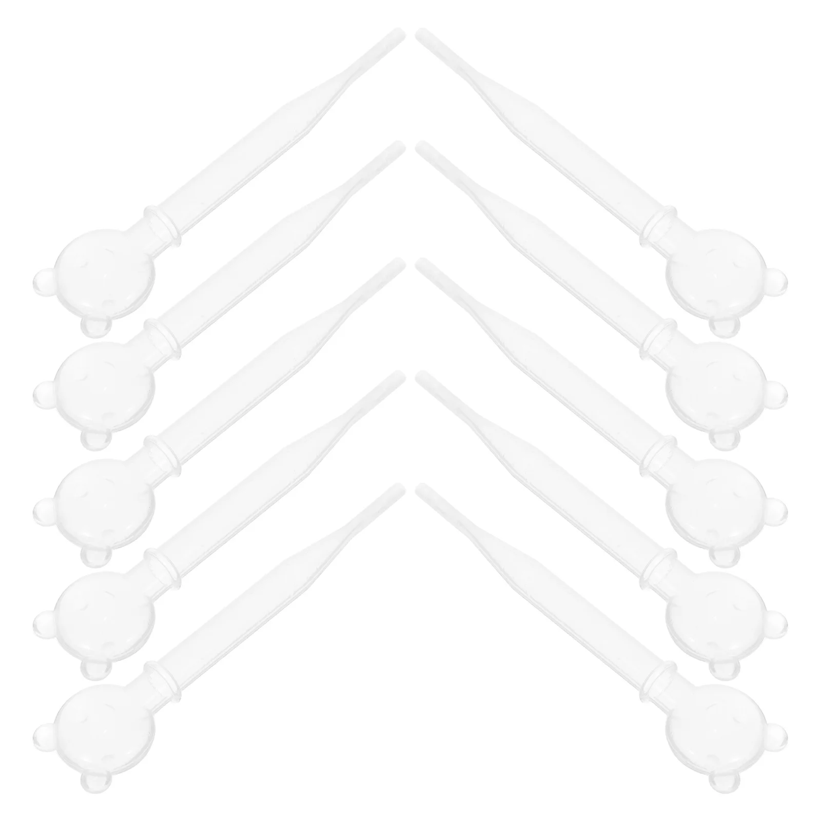 10pcs 팬더 피펫 드로퍼 어린이 과학 실험 유치원 교육 도구 Diy 공예 프로젝트 교육용