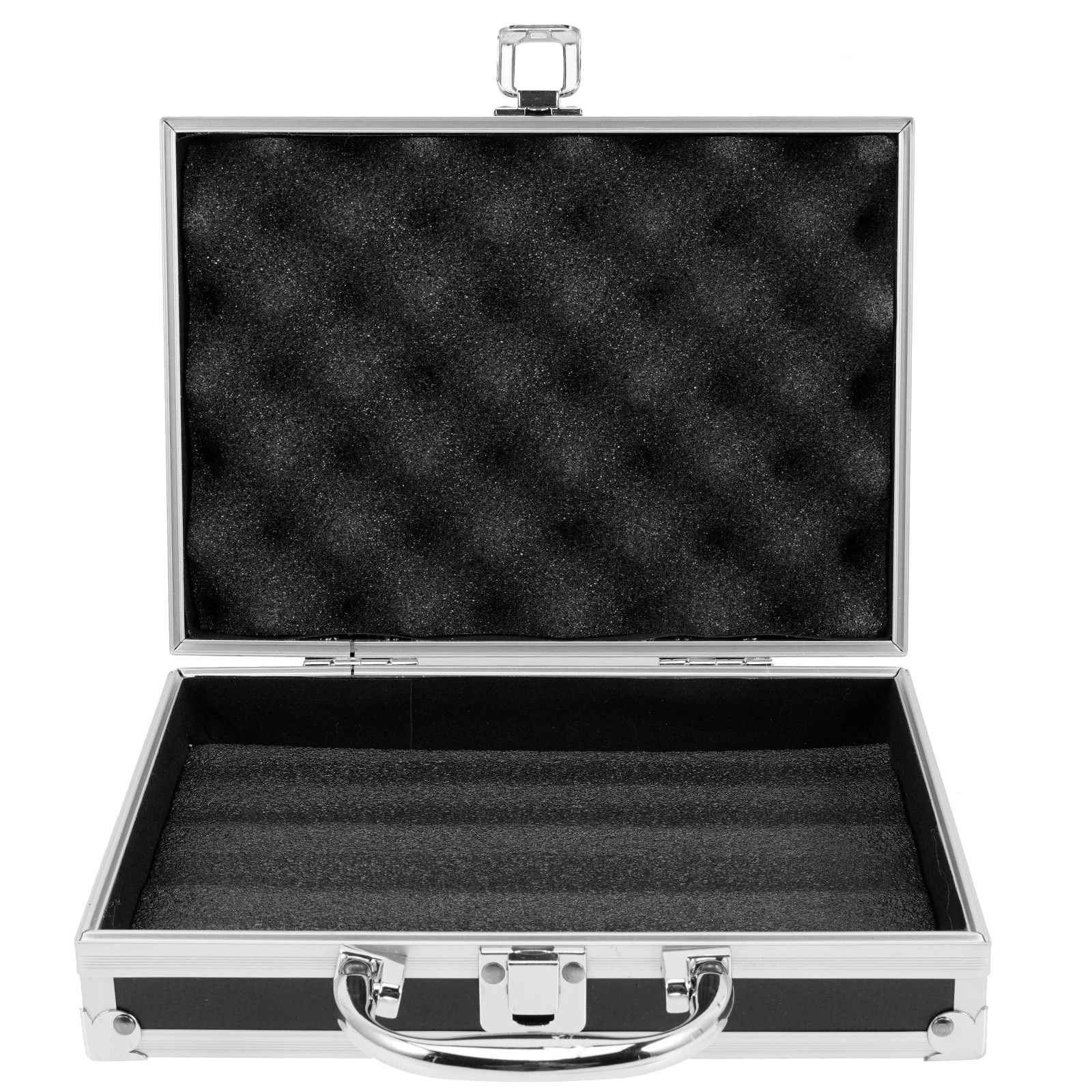 

Portable Password Box Storage Case Black Large Capacity Tools Box for Home Office Travel Medicine Makeup Money Container