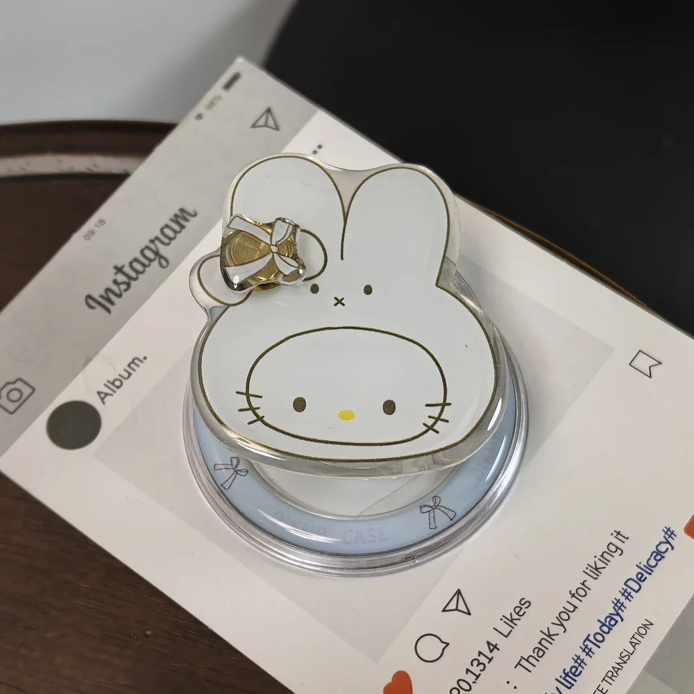 Miffy Rabbit Niedlicher Cartoon für Magsafe Magnetischer Telefonhalter Griptok Grip Tok Ständer für iPhone Samsung Faltbarer kabelloser Ladehalter – Detail 18