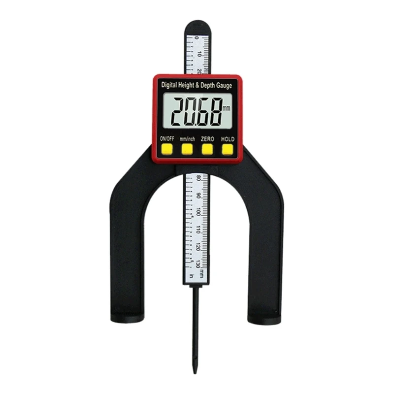 Digital Depth Guage Height Gauge for Router Table MM/Inch Data Hold Reset