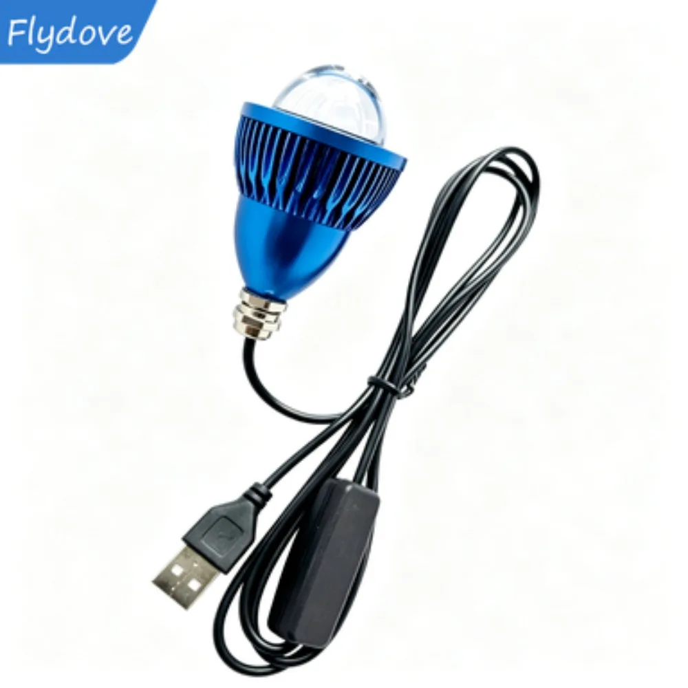 

5W Small Fish Eye UV Curing Lamp USB Portable Ultraviolet Light Super Focus Spot Light for Precision Parts UV Glue Curing