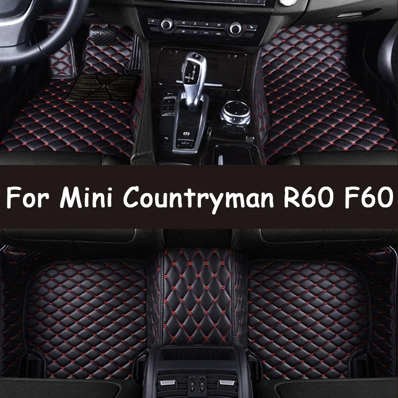 

Custom Car Floor Mats For Mini Countryman R60 F60 Auto Carpets Foot Coche Accessories 0529