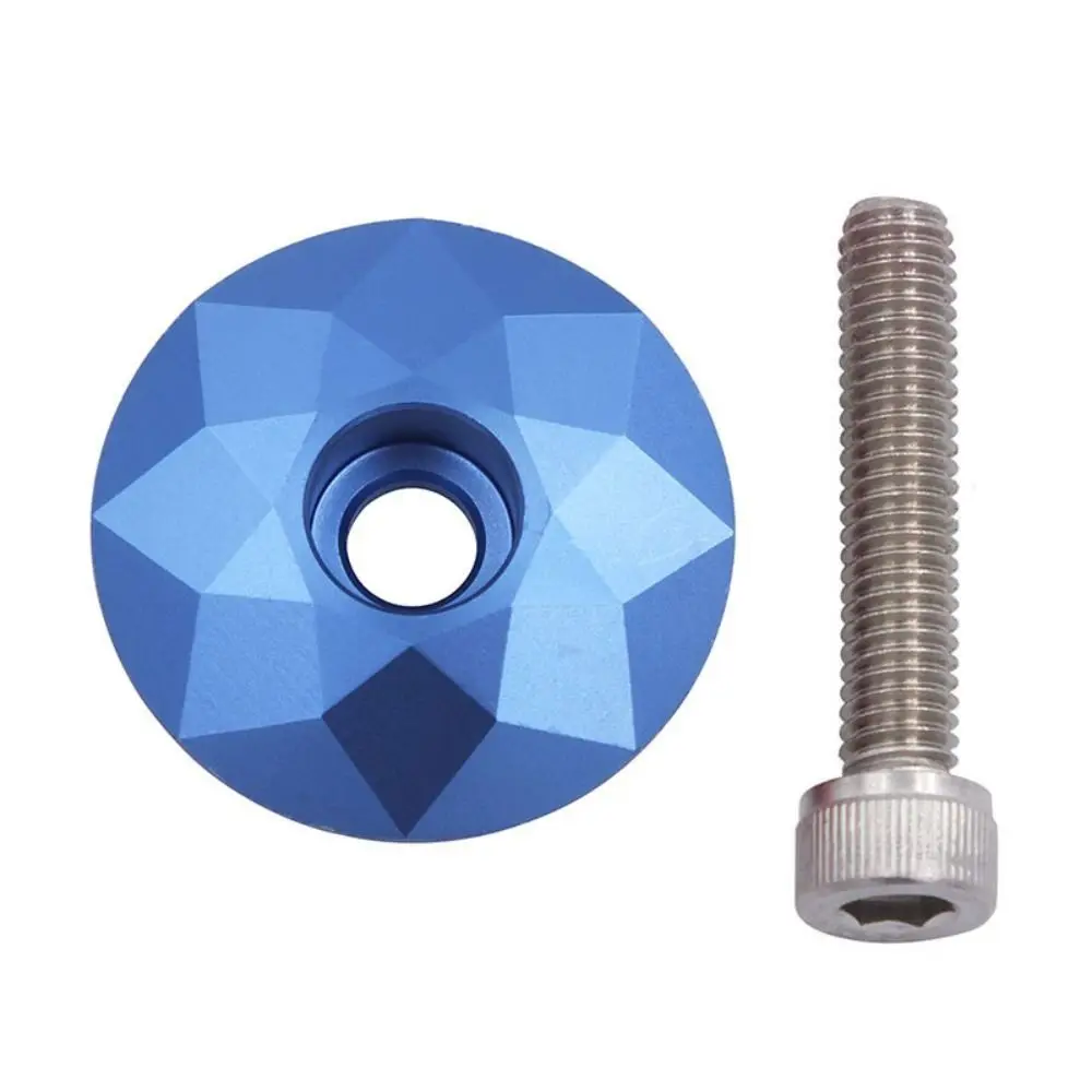 

With Screws MTB Road Bike Aluminum Alloy Bike Headset Spacers Bike Bowl Sealed Cap Bicycle Fork Tube Cap Bicycle Grip End Cap