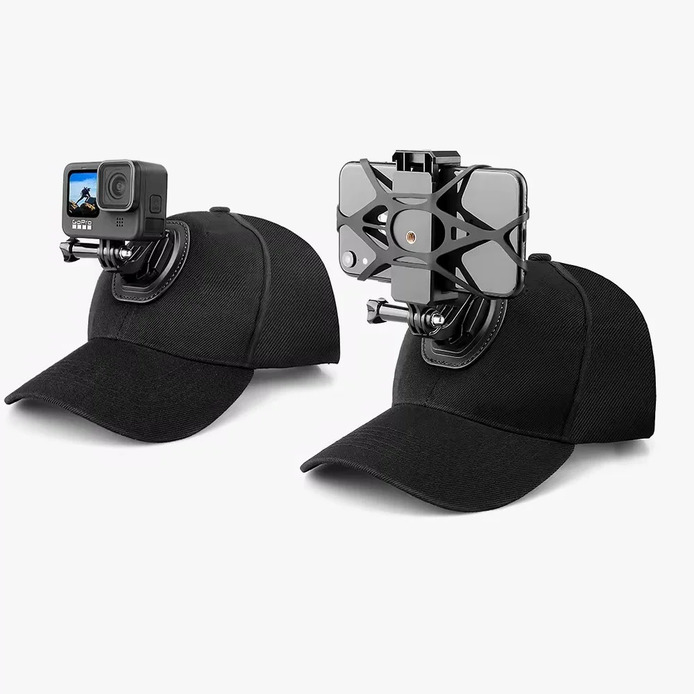 Adjustable Canvas Sun Hat Cap for Gopro Hero 12 11 10 9 8 7 6 5 insta360 x3 action camera Yi 4K DJI OSMO Sport Action Camera