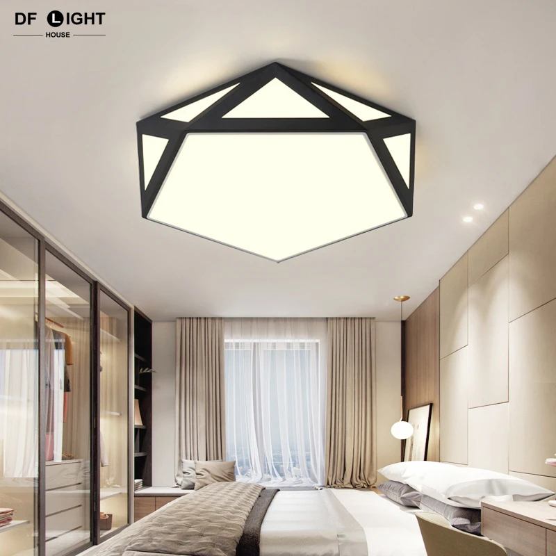 

Modern ceiling lamp bedroom lamp living room led lights lamp children's room ceiling chandelier black home decor ceiling lights