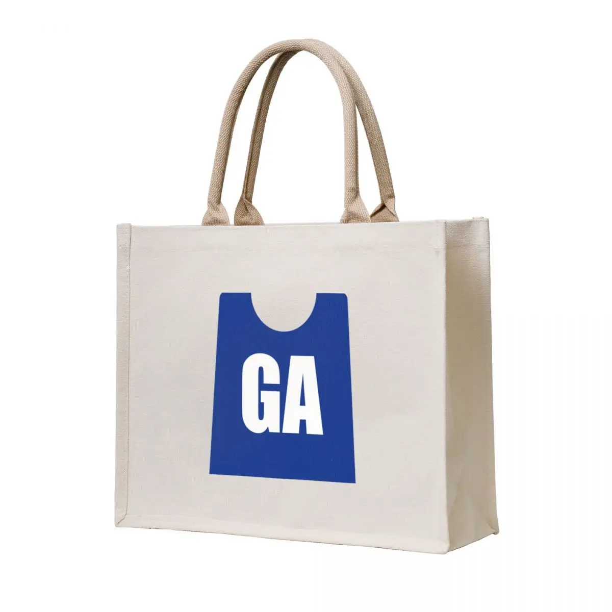 

Netball GA Blue Bib Tote Bag women bag cloth bag woman Beach