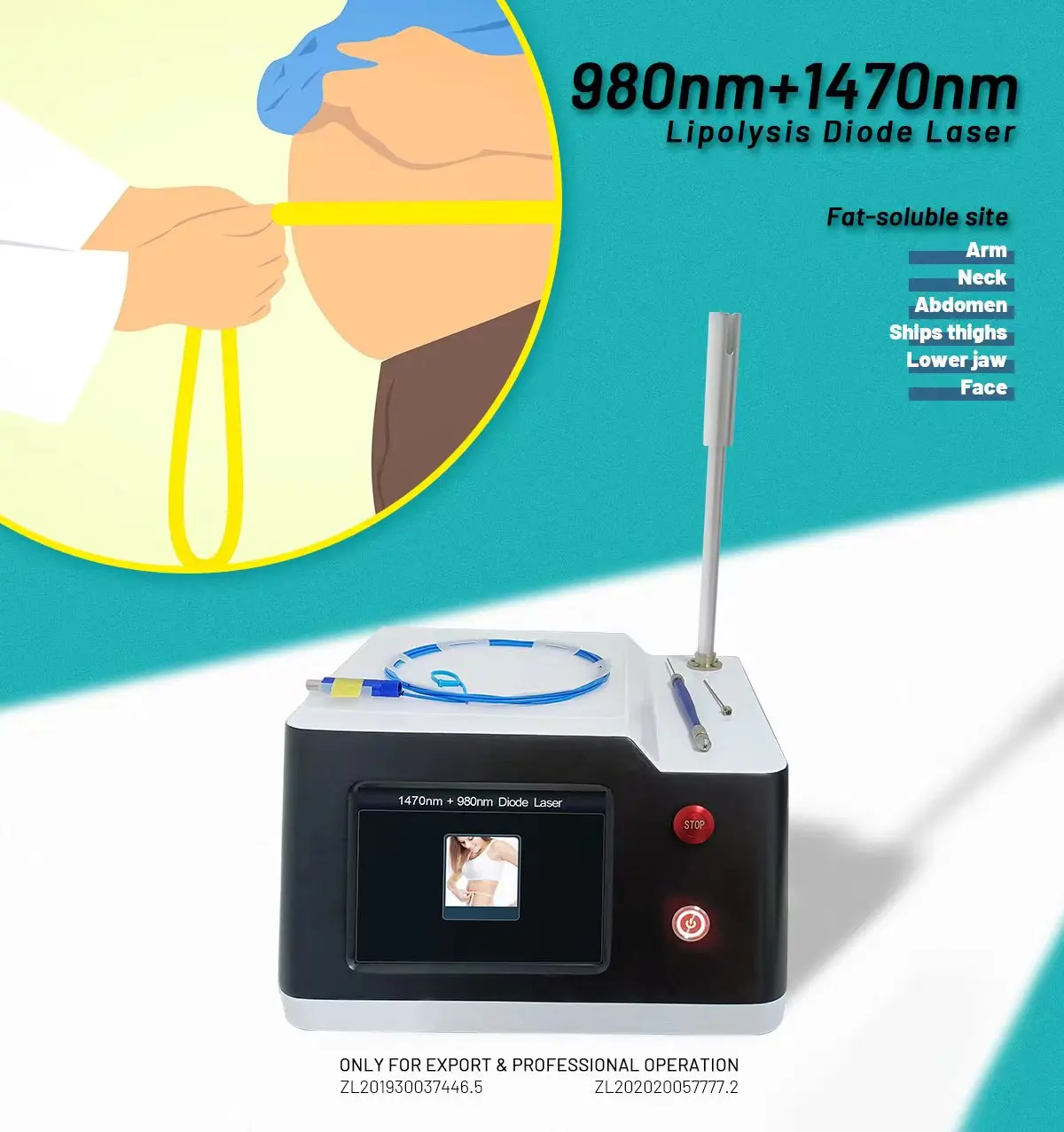 980nm+1470nm Diode Laser