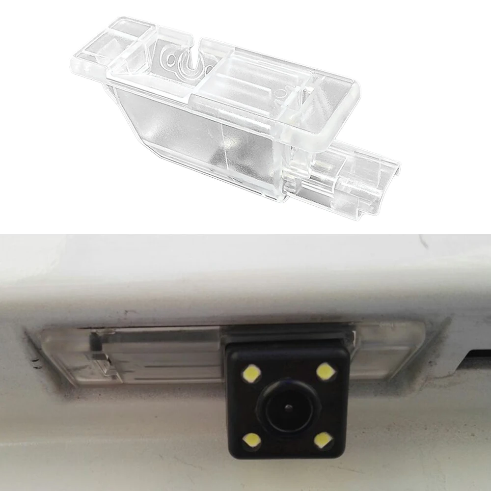 Plastic Clear Car Rear View Camera Bracket for Peugeot 1007 208 301 308 License Plate Light Bracket for Citroen C2 C3 C4 C5 C6